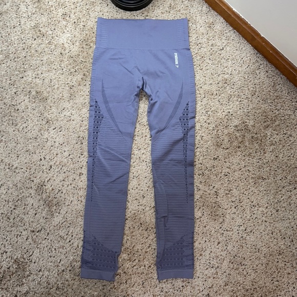 Gymshark Pants - Gymshark Periwinkle High Waisted Cropped Leggings- XS